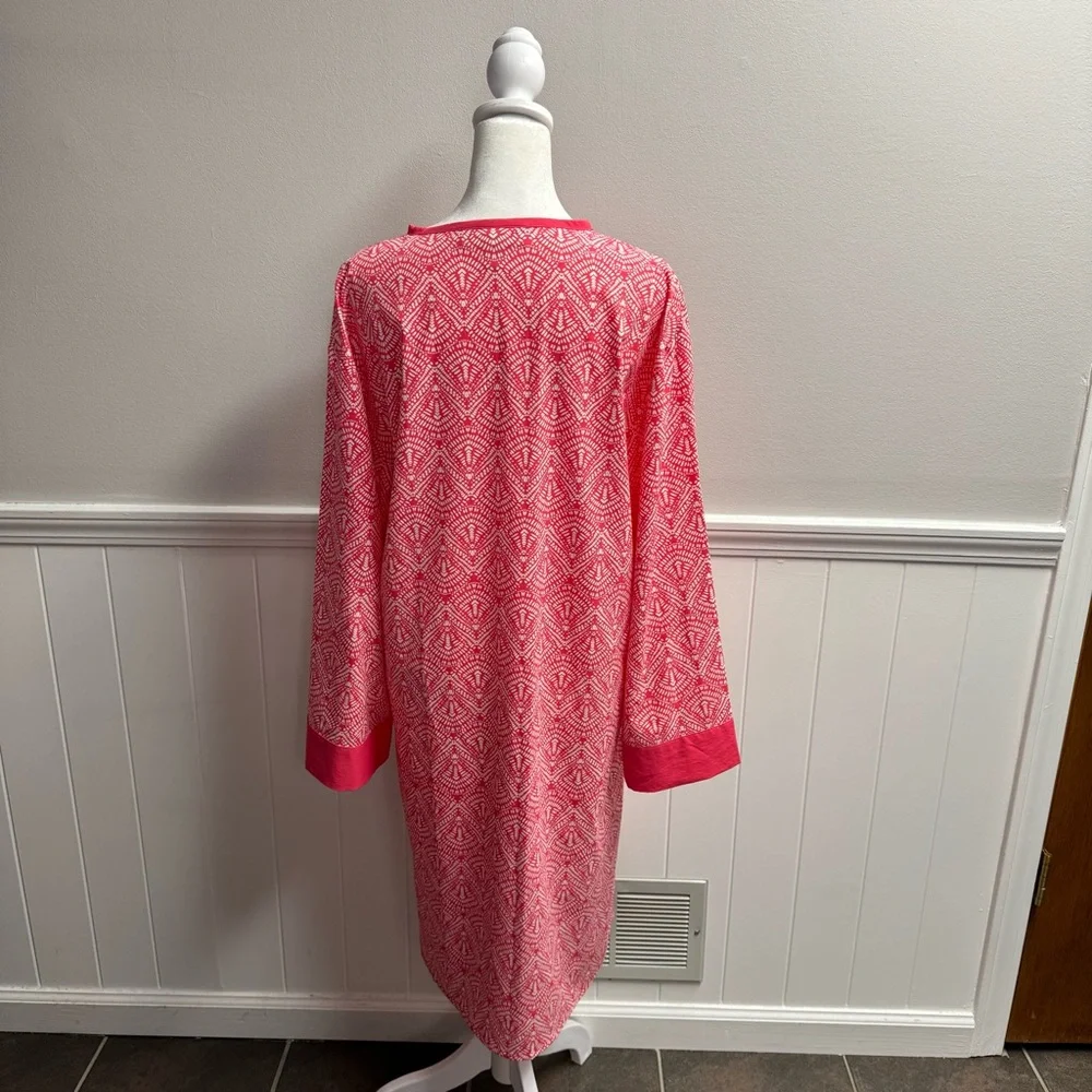 Coolibar UPF 50+ Women's Calvada Cover-Up Dress Sun Protective Pink Small S - Picture 10 of 11